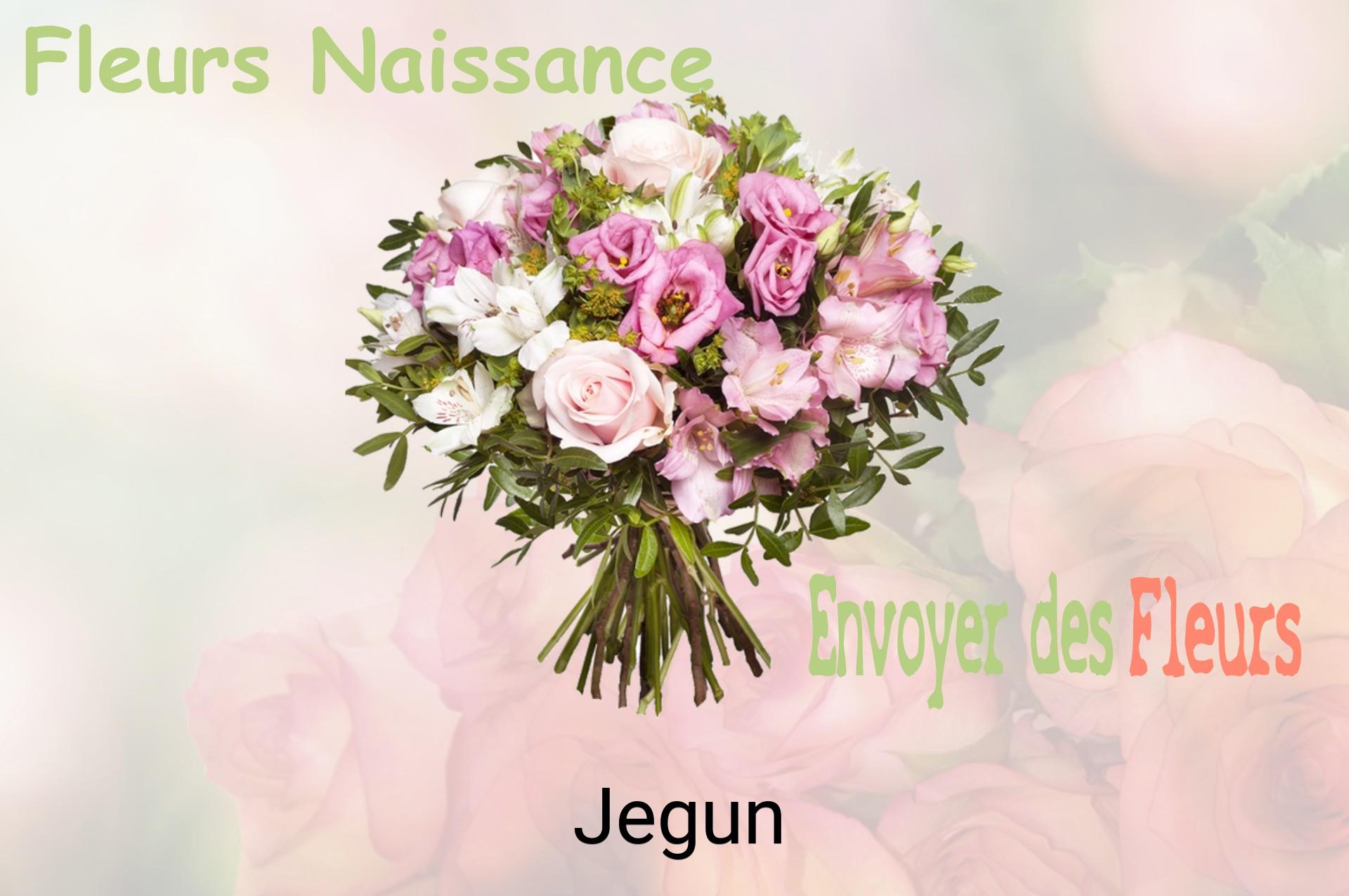 Bouquet de fleurs de naissance livré à Jegun
